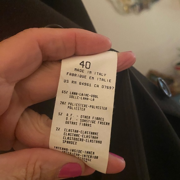 Brown wool Benetton blazer size 40 - Picture 4 of 4